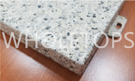 صفائح الألمنيوم المطلية بأحجار PVDF المنقوشة مع شماعات عادية