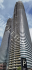 تخصيص حجم لوحة الألومنيوم الصلبة لارتفاع 356 متر مبنى تجاري