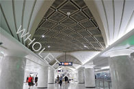 4.5MM 600mm عرض لوحة الألومنيوم المثقبة لمحطة السكك الحديدية في المطار BRT