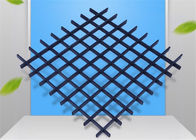 مثلث الشكل عرض 10 مم الألومنيوم سقف الشبكة Akzo Nobel Coating
