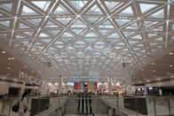 لوحة السقف الألومنيوم 3003 على شكل مثلث خاص لمحطة المطار